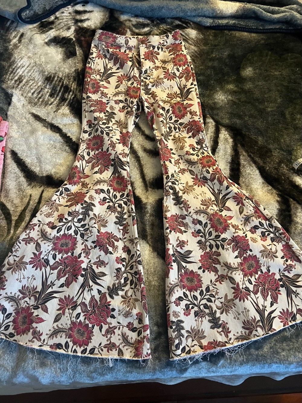 Free People 🥀 We the Free Barcelona Combo Float On Flares Coquette Girl Sz 26